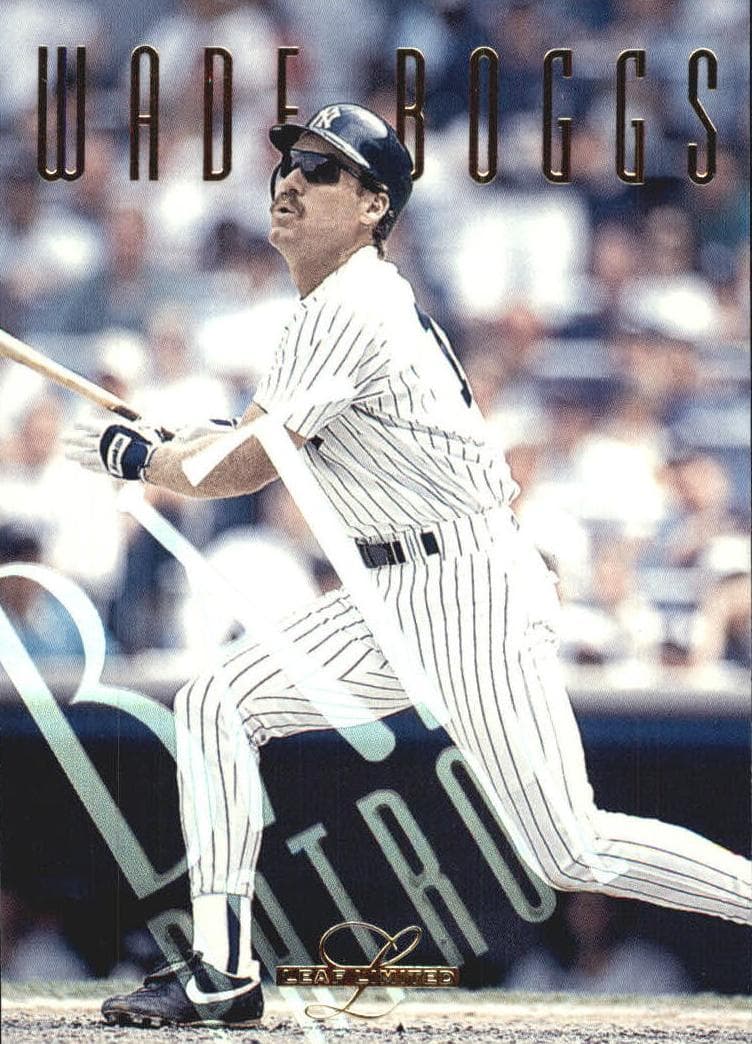 Wade Boggs 1995 leaf Leaf Limited