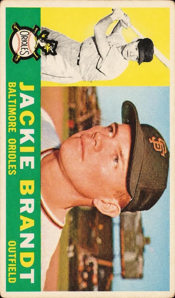 Jackie Brandt 1960 topps