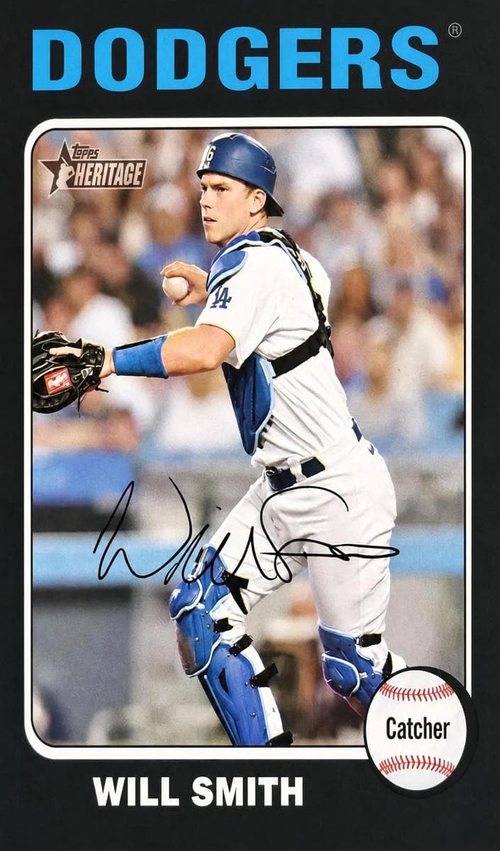 Will Smith 2024 topps Topps Heritage
