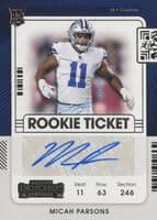 Micah Parsons 2021 panini Panini Contenders