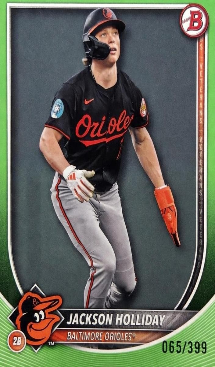 Jackson Holliday 2025 bowman Bowman