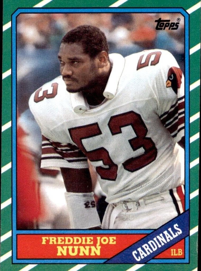 Freddie Joe Nunn 1986 topps Topps