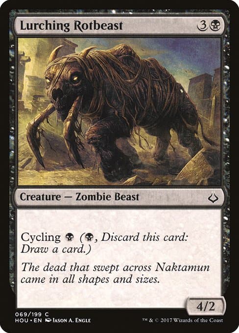 Lurching Rotbeast 2017 Magic: The Gathering Hour of Devastation