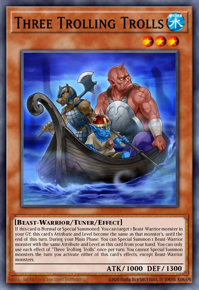 Three Trolling Trolls 2018 Yu-Gi-Oh! Flames of Destruction