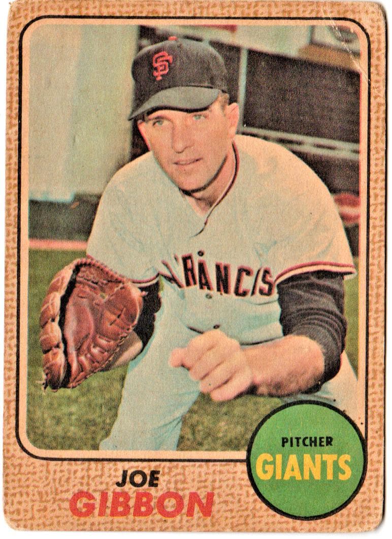 Joe Gibbon 1968 topps Topps Venezuelan