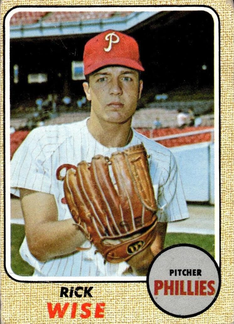 Rick Wise 1968 topps Topps