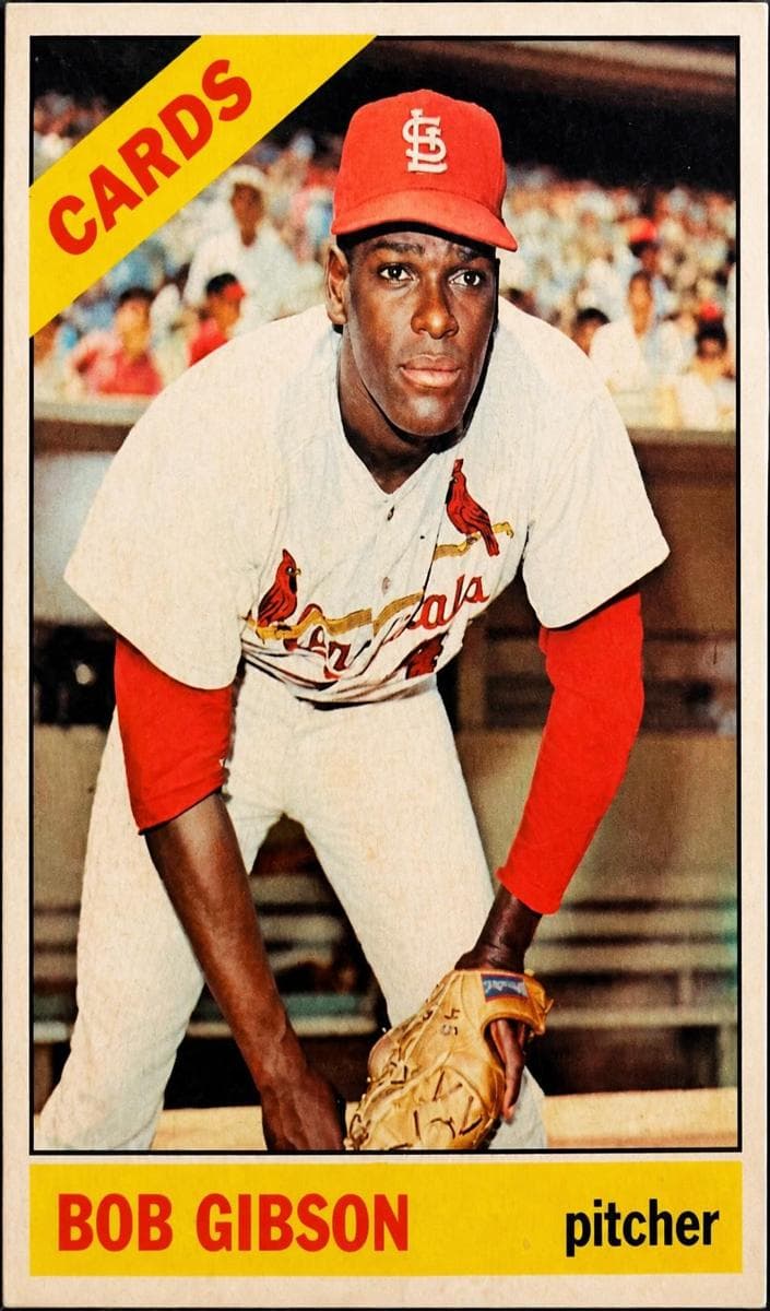 Bob Gibson 1966 topps Topps Venezuelan