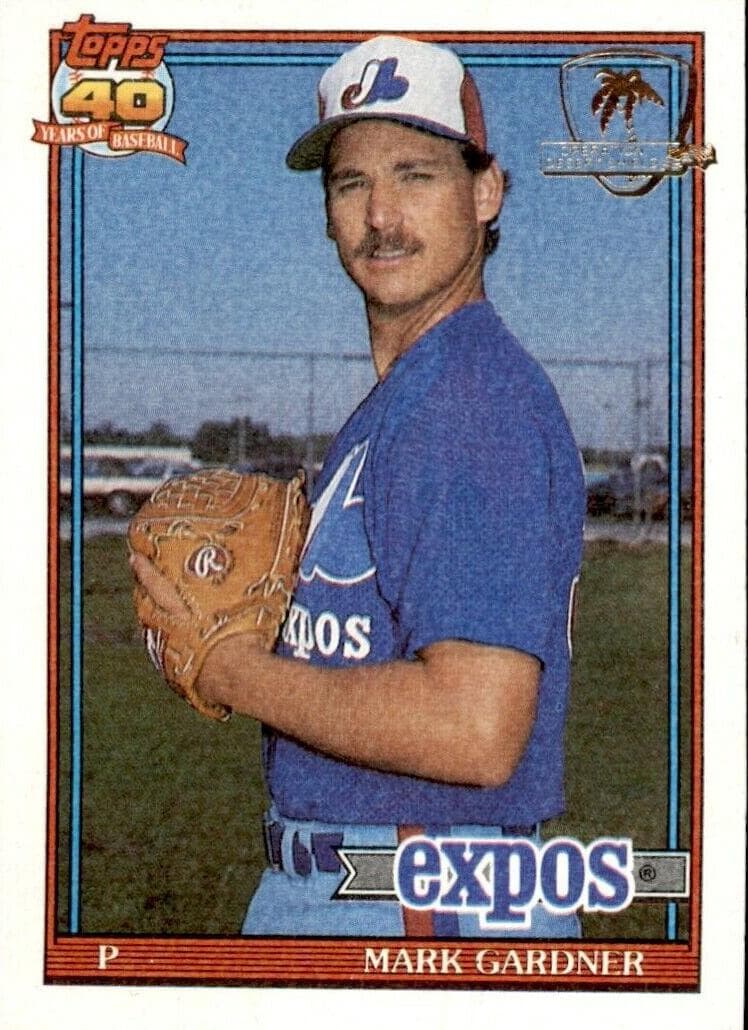 Mark Gardner 1991 topps Topps