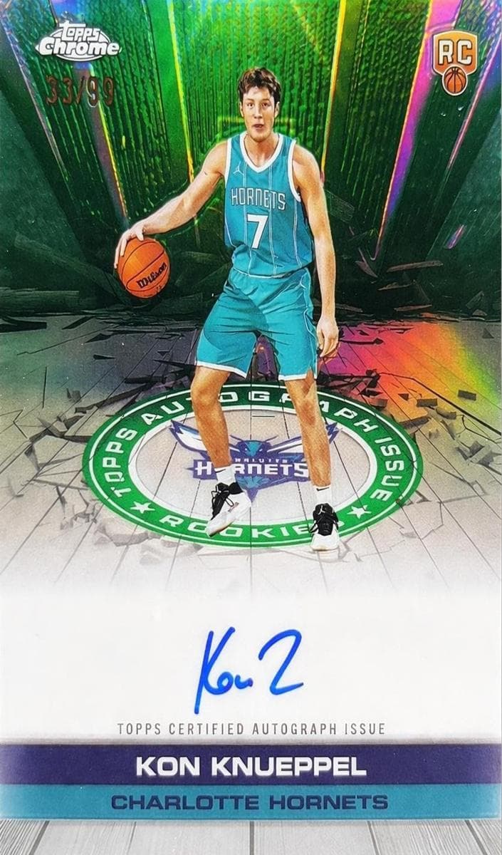 Kon Knueppel 2025 topps Topps Chrome