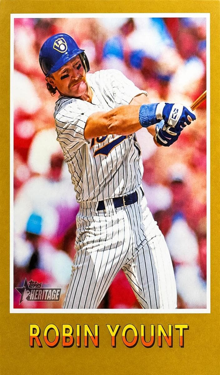 Robin Yount 2024 topps Topps Heritage