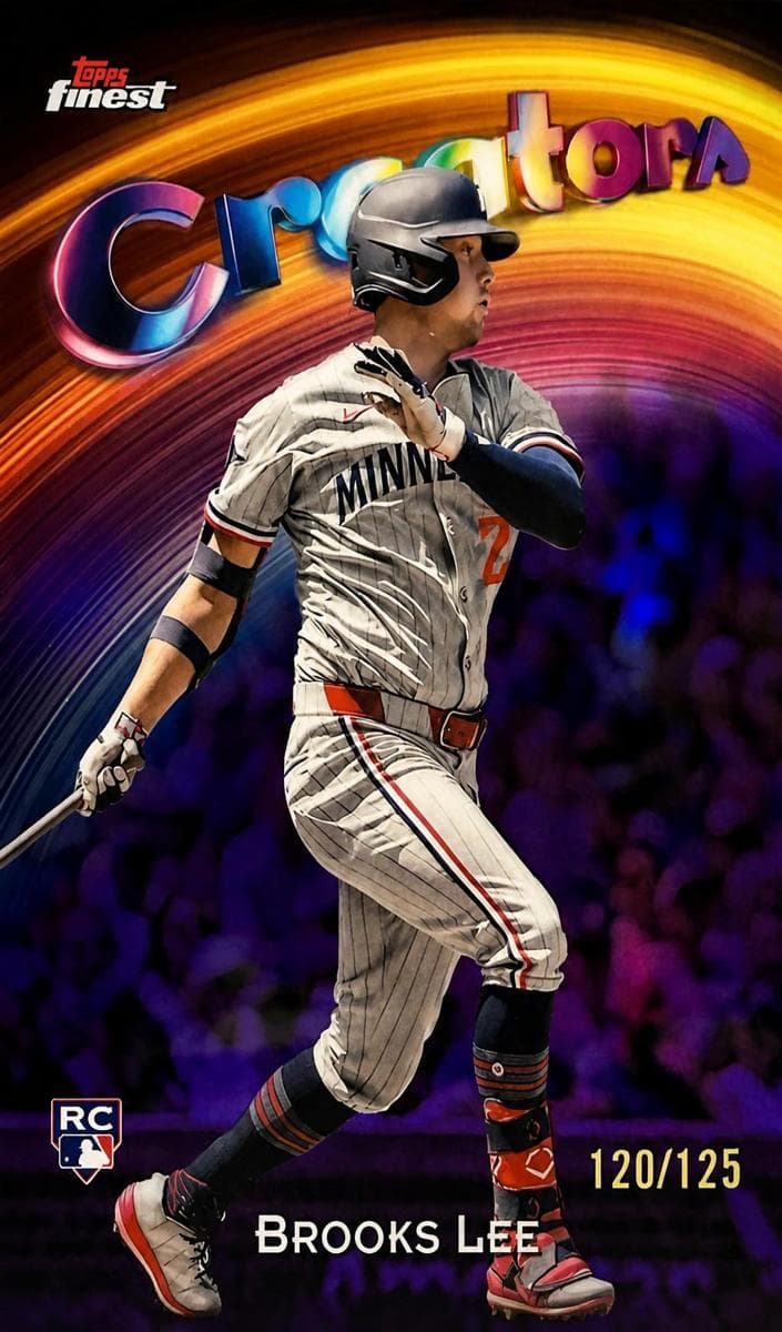 Brooks Lee 2025 topps Topps Finest