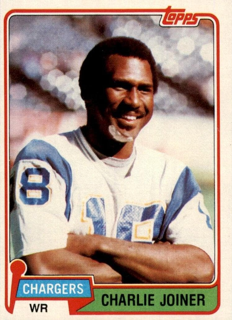 Charlie Joiner 1981 topps Topps