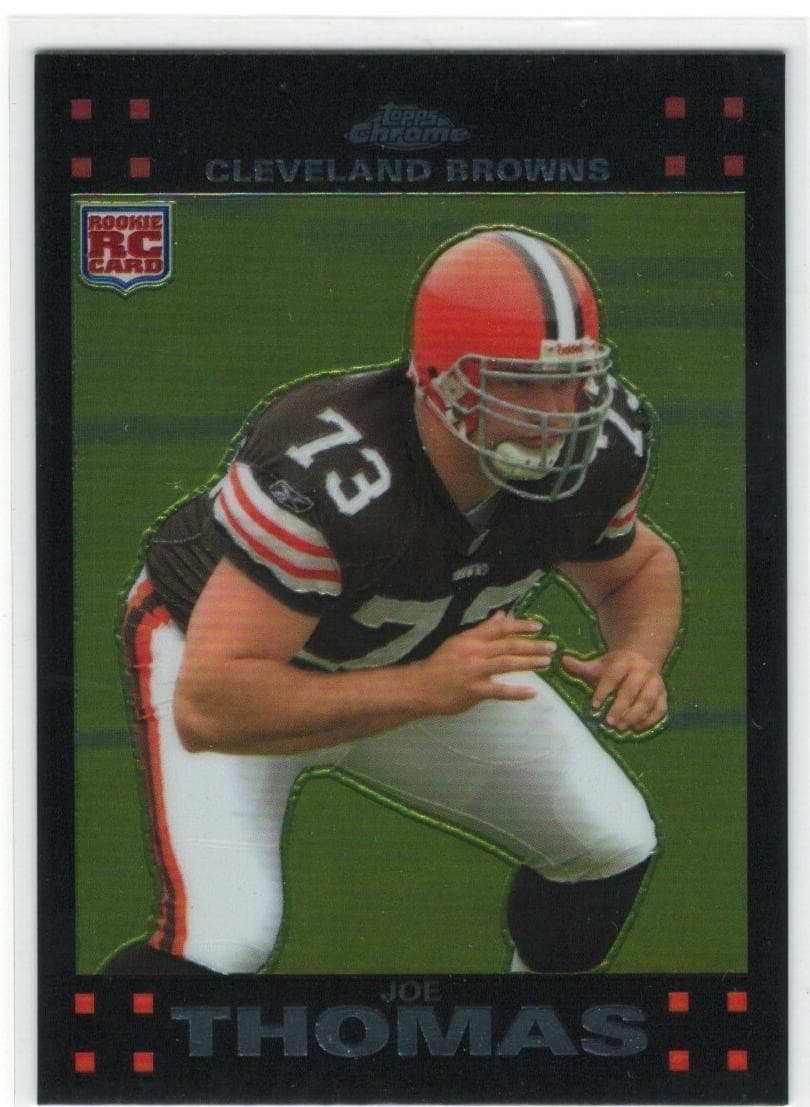 Joe Thomas 2007 topps Topps Chrome