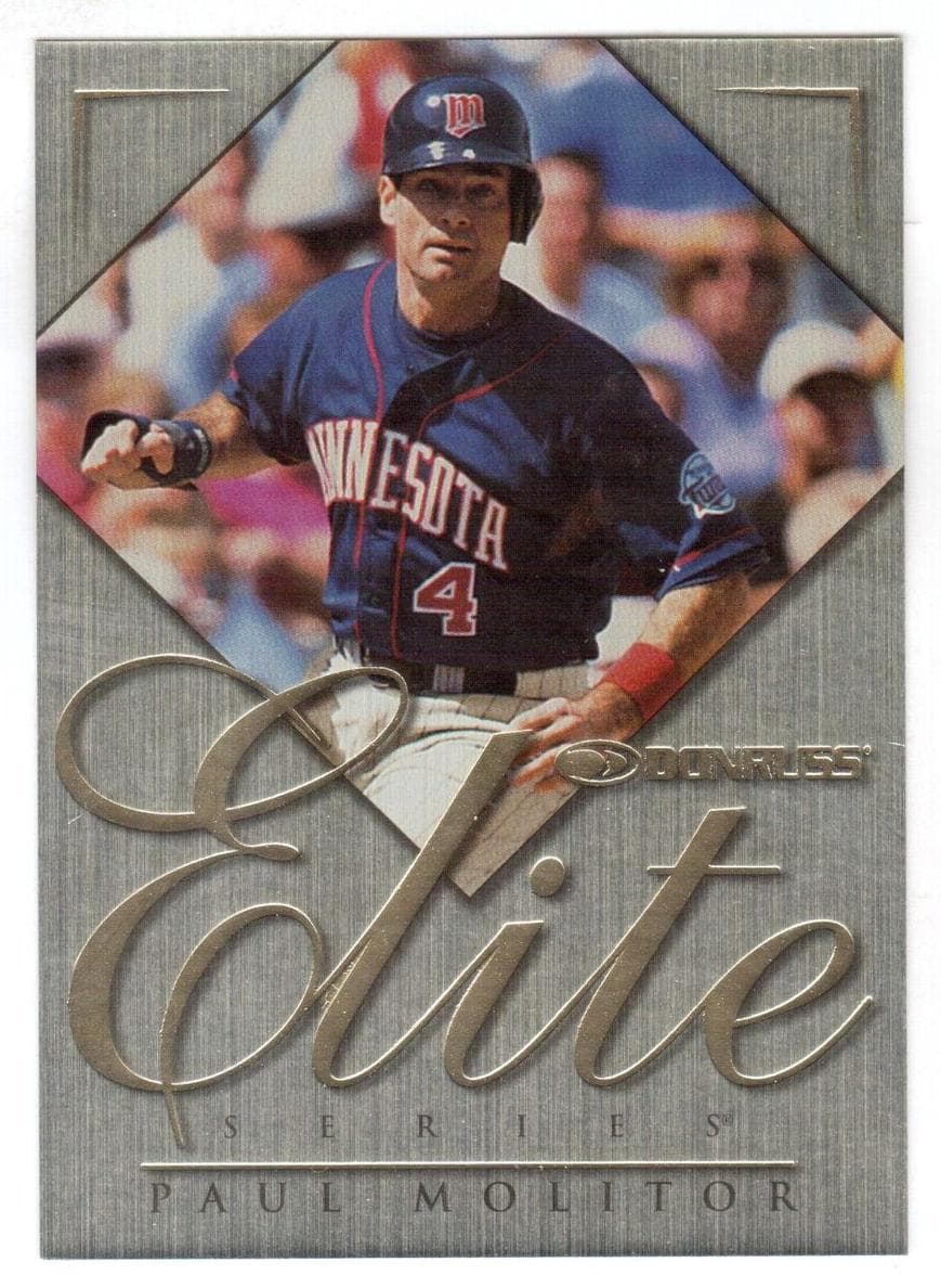 Paul Molitor 1998 panini Donruss