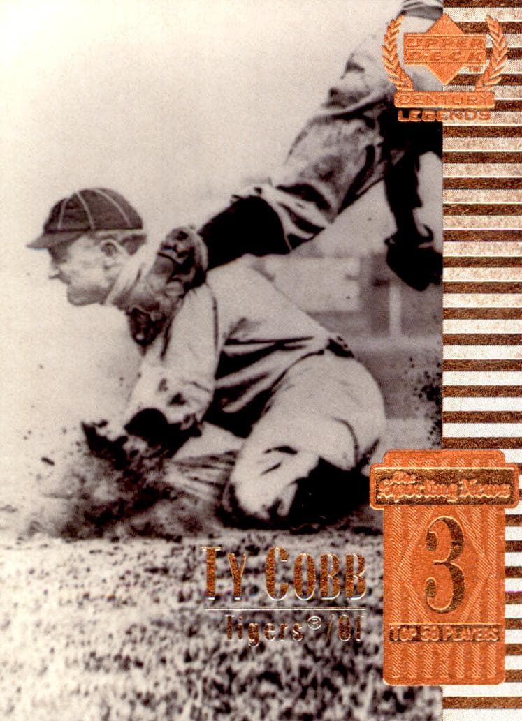 Ty Cobb 1999 upper-deck Upper Deck Century Legends