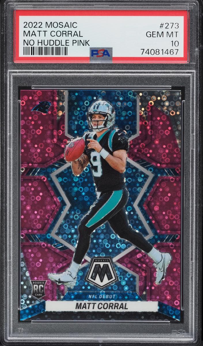 Matt Corral 2022 panini Panini Mosaic