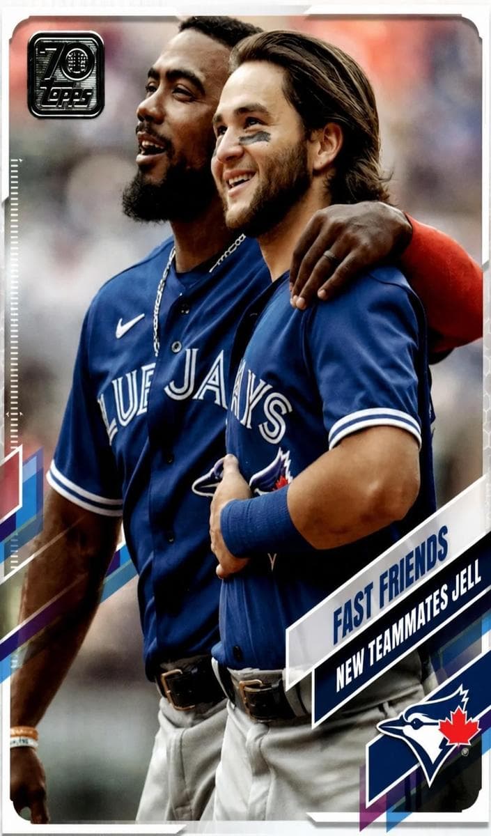 Fast Friends (Bo Bichette / Marcus Semien) 2021 topps Topps Update