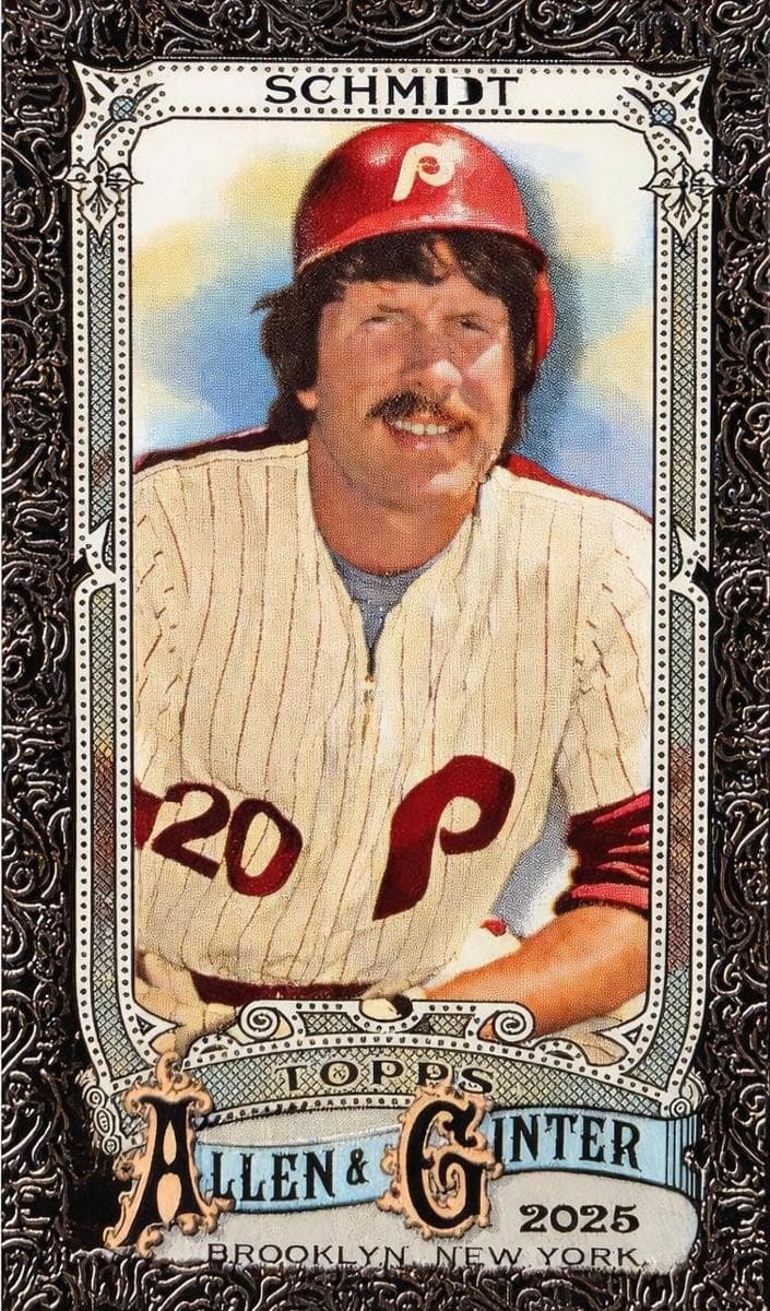 Mike Schmidt 2025 topps Topps Allen & Ginter X