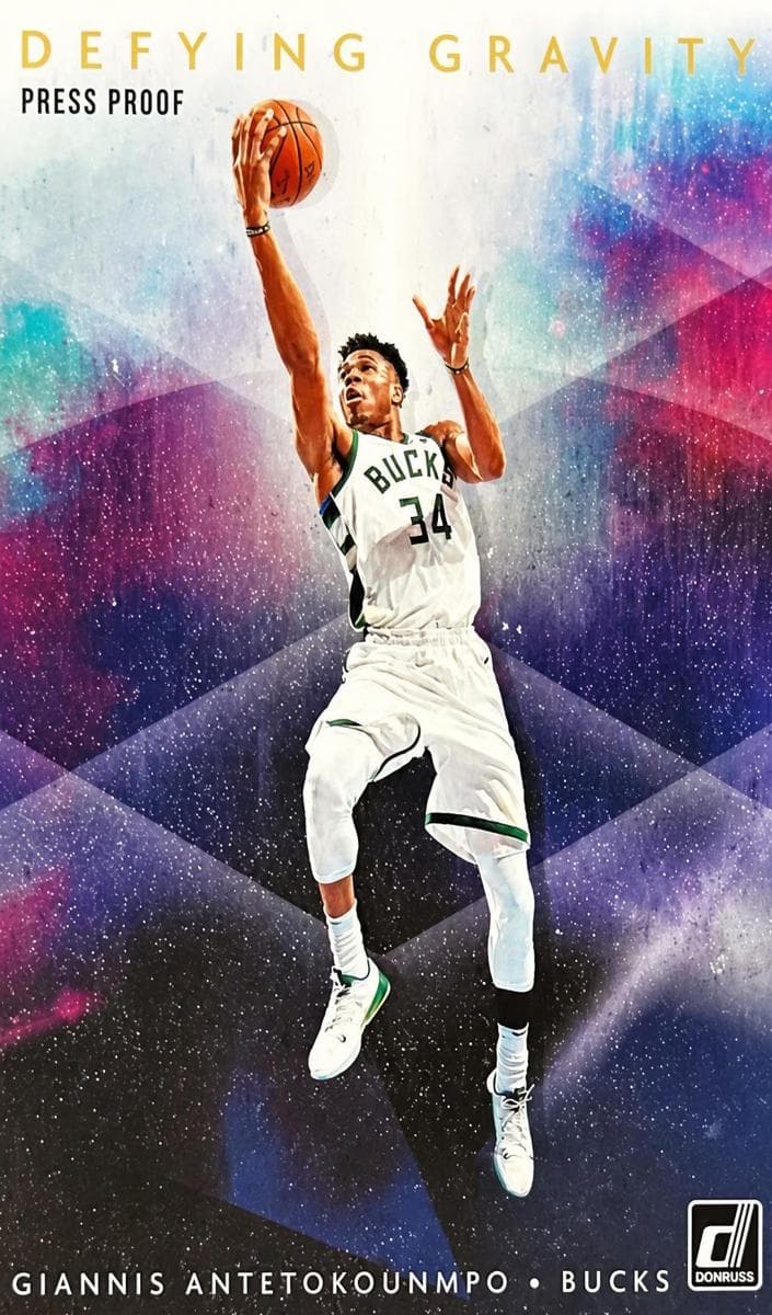 Giannis Antetokounmpo 2019 panini Donruss Optic