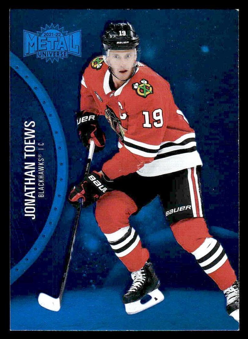 Jonathan Toews 2021 fleer SkyBox Metal Universe