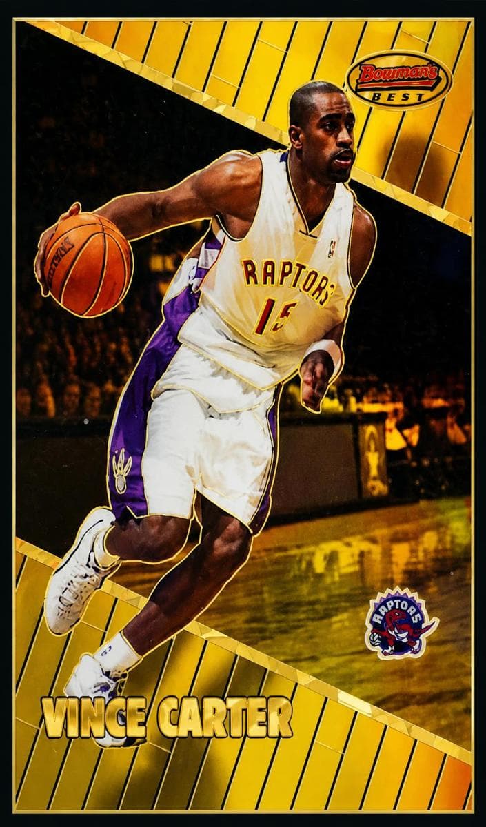 Vince Carter 1999 bowman Bowman's Best