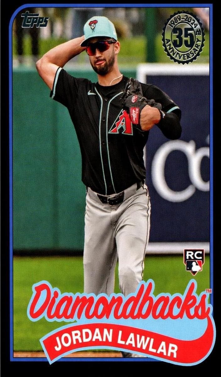 Jordan Lawlar 2024 topps Topps Update