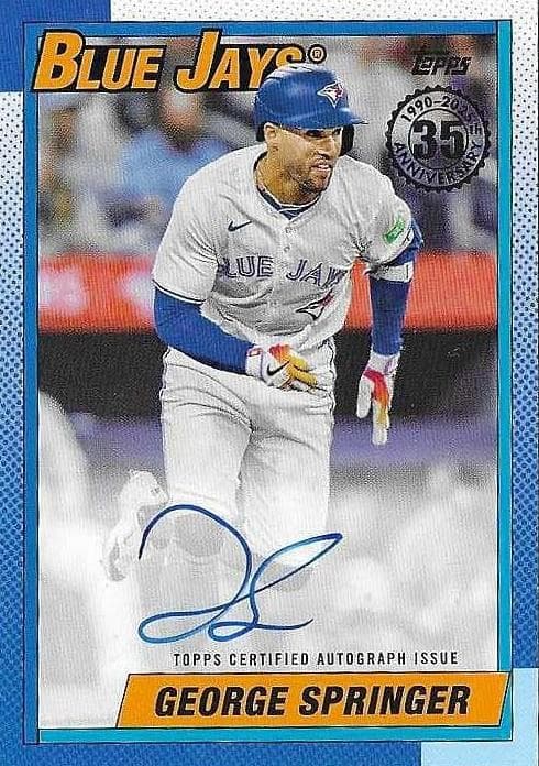 George Springer 2025 topps Topps