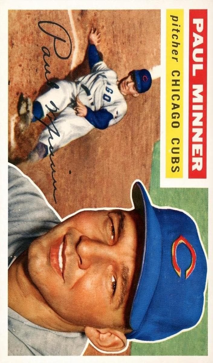 Paul Minner 1956 topps Topps