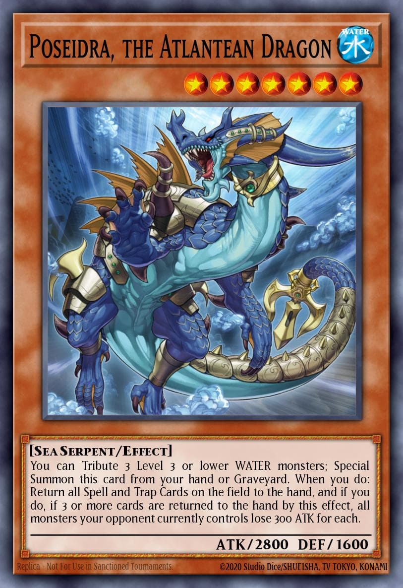 Poseidra, the Atlantean Dragon 2012 Yu-Gi-Oh!