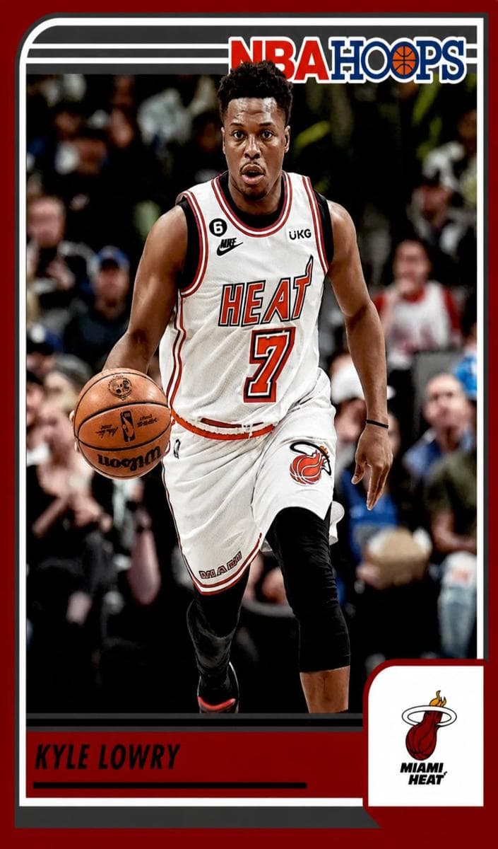 Kyle Lowry 2023 panini Hoops Premium Stock