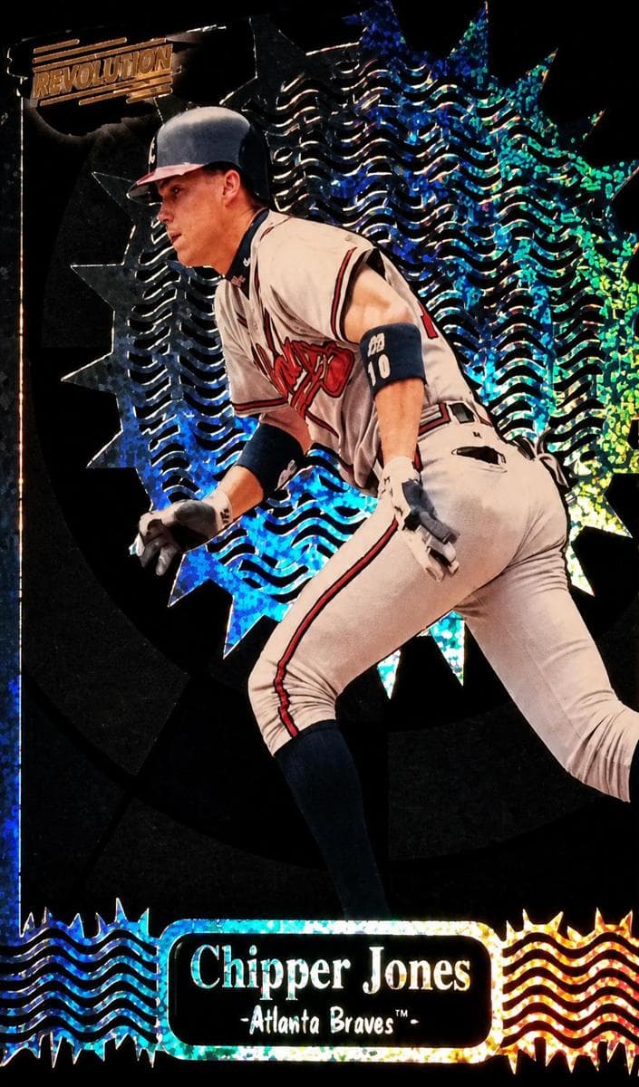 Chipper Jones 1999 panini Pacific Revolution