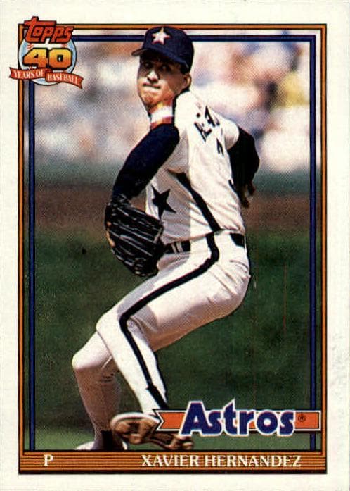 Xavier Hernandez 1991 topps Topps
