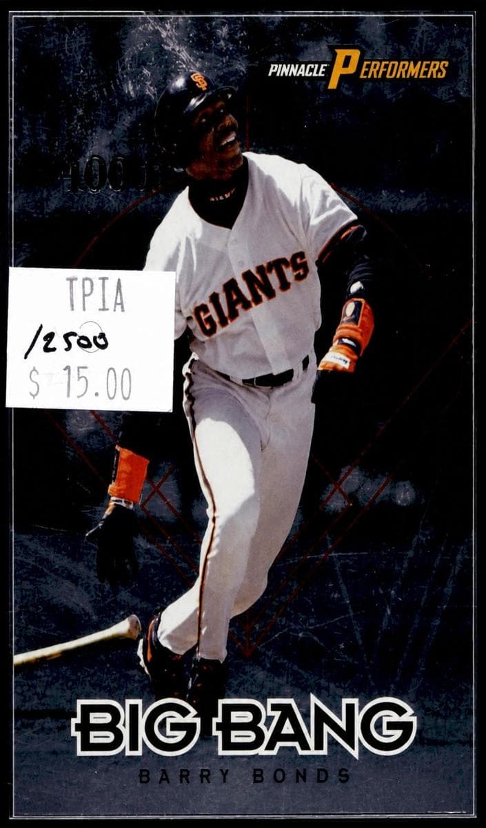 Barry Bonds 1998 unknown Pinnacle Performers