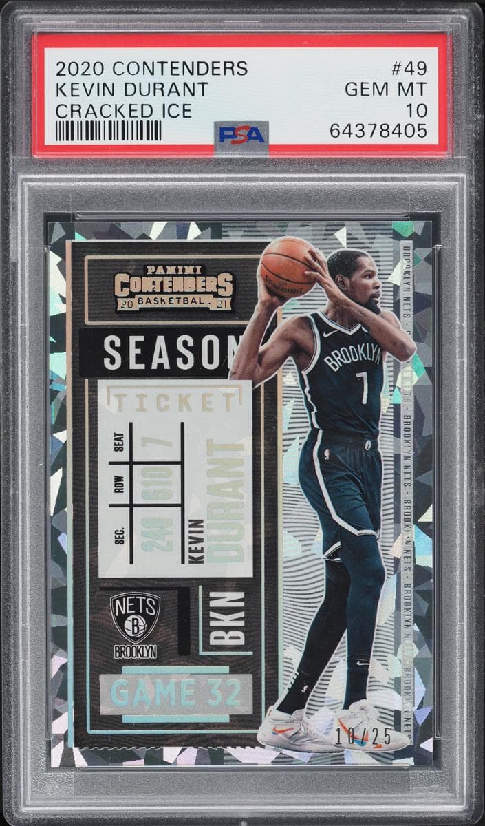 Kevin Durant 2020 panini Panini Contenders