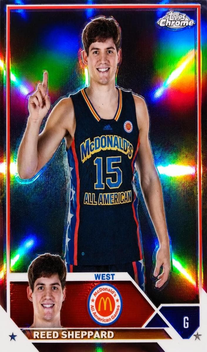 Reed Sheppard 2023 topps