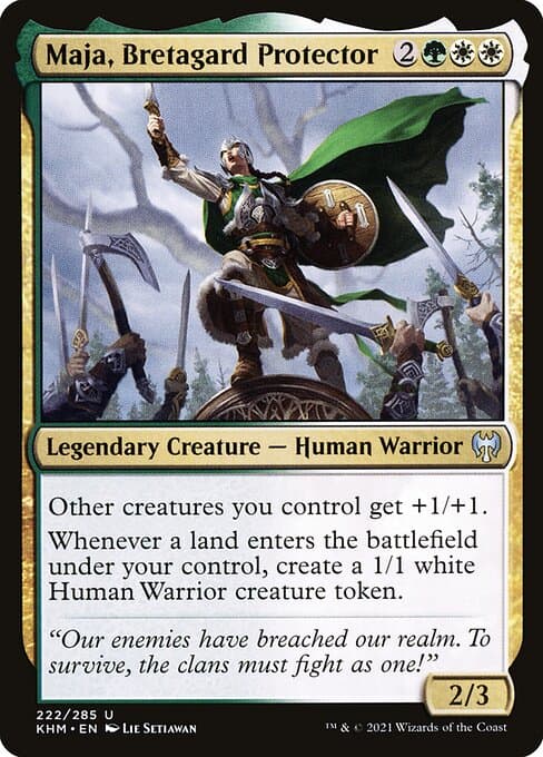 Maja, Bretagard Protector 2022 Magic: The Gathering Starter Commander Decks
