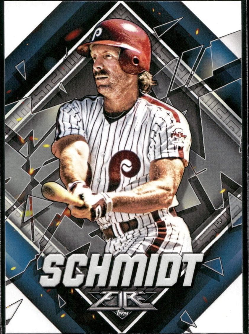 Mike Schmidt 2022 topps Topps Fire