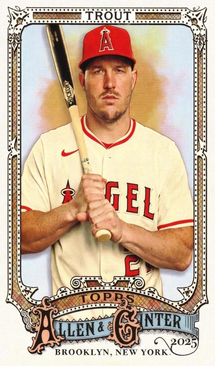 Mike Trout 2025 topps Topps Allen & Ginter X