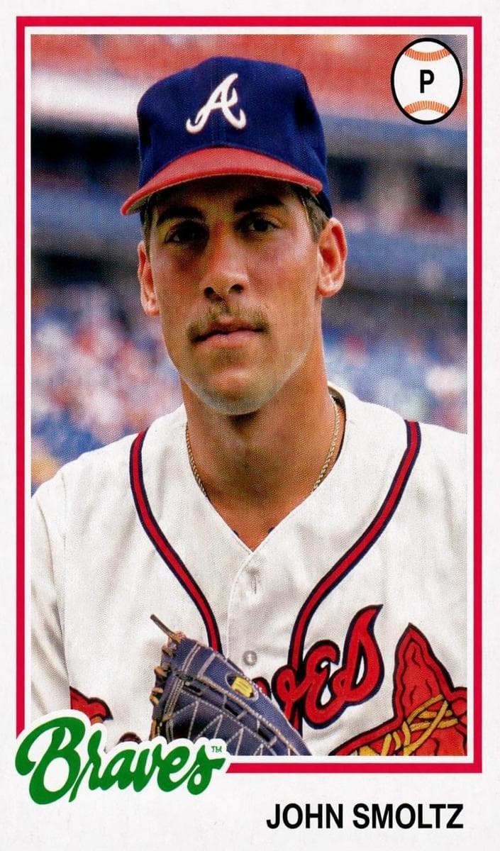 John Smoltz 2022 topps Topps Archives