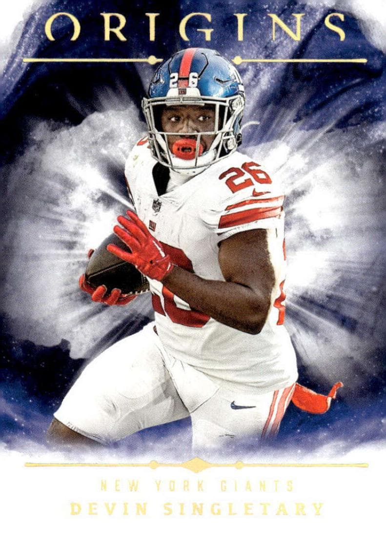 Devin Singletary trading card
