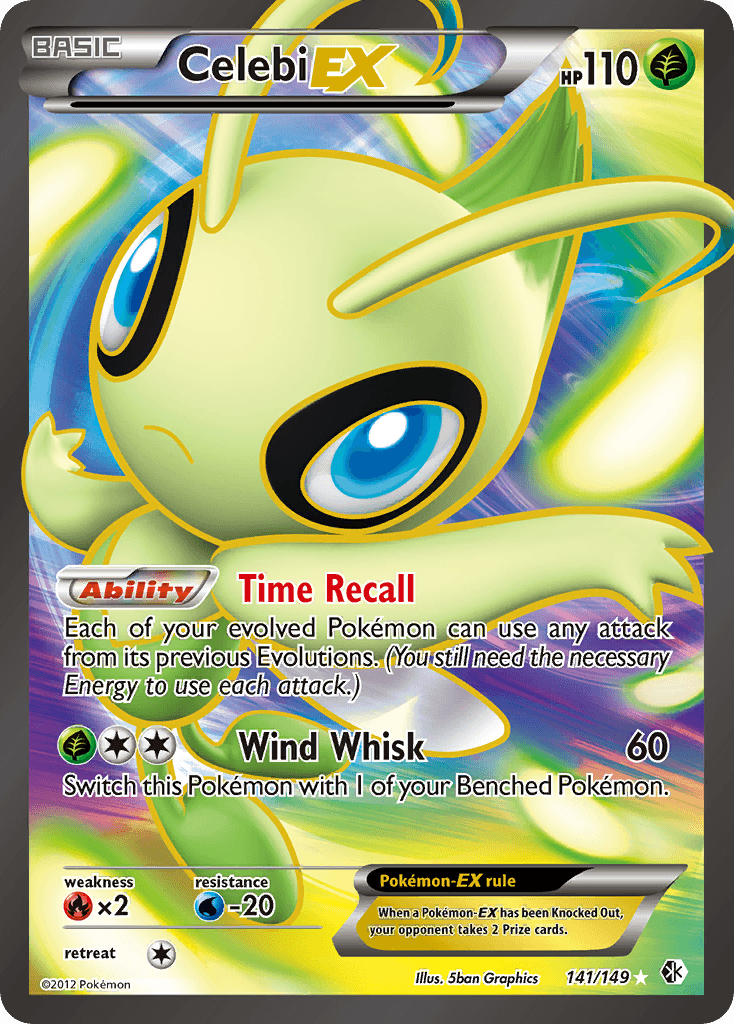 Celebi EX 2012 Pokemon