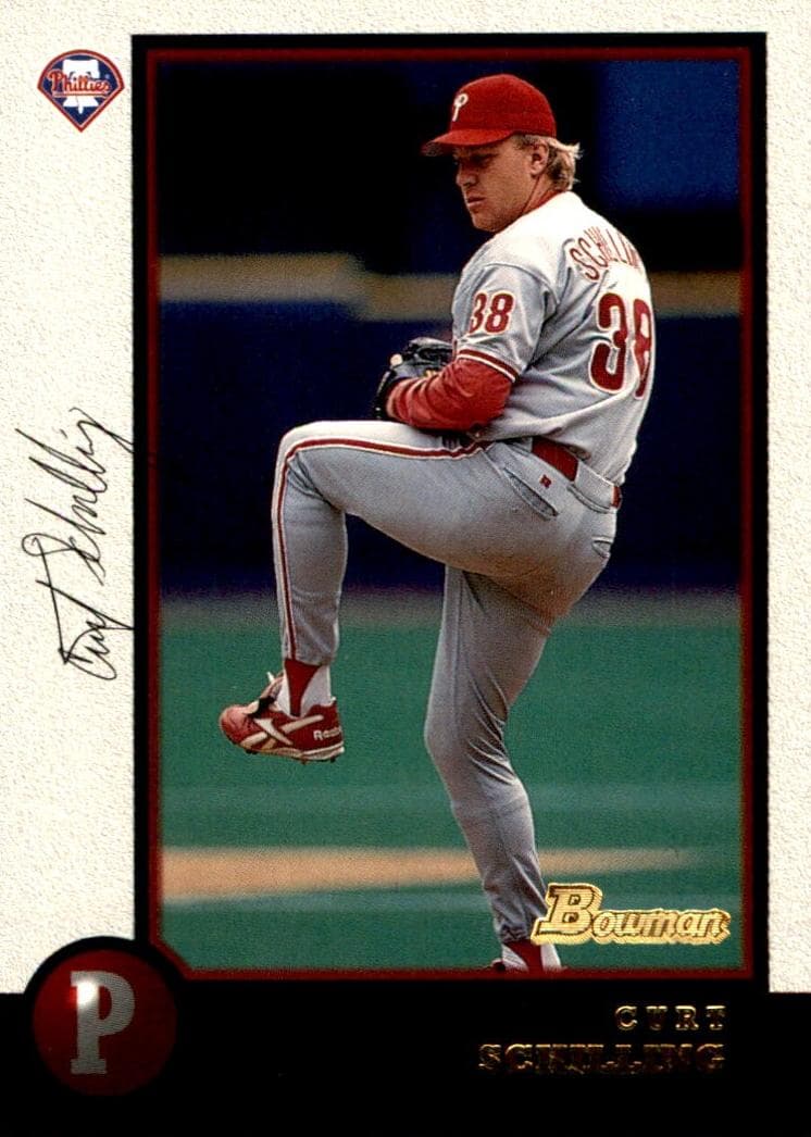 Curt Schilling 1998 bowman Bowman Chrome