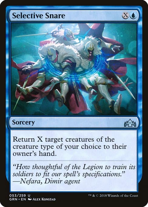 Selective Snare 2018 Magic: The Gathering Guilds of Ravnica
