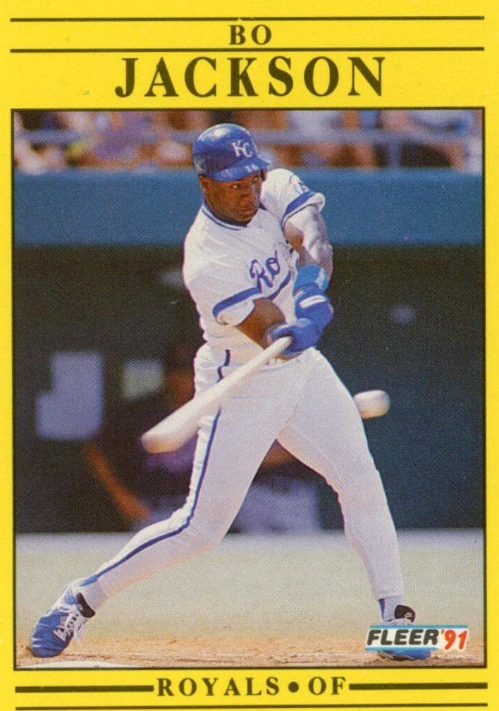 Bo Jackson 1991 fleer Fleer