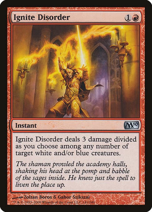 Ignite Disorder 2009 Magic: The Gathering Conflux