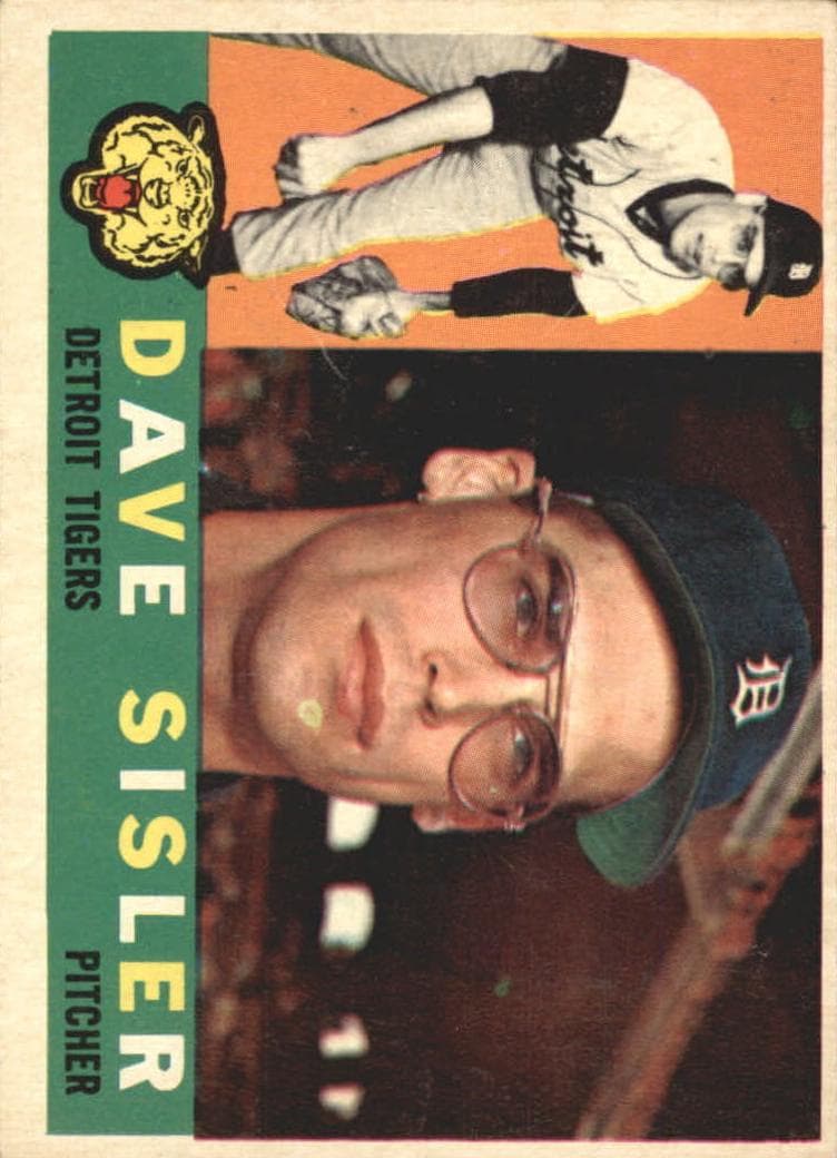 Dave Sisler 1960 topps Topps