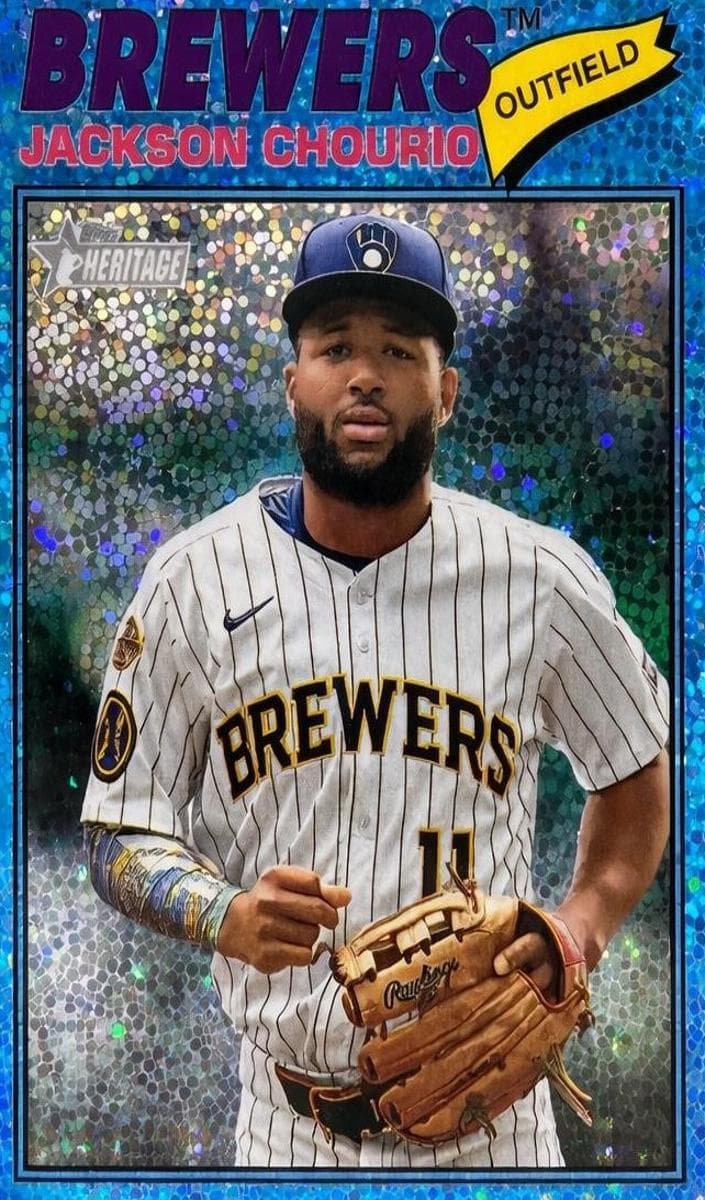 Jackson Chourio 2026 topps Topps Heritage