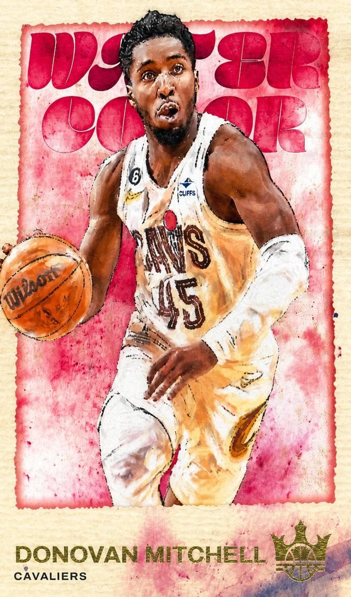 Donovan Mitchell 2023 panini Panini Court Kings