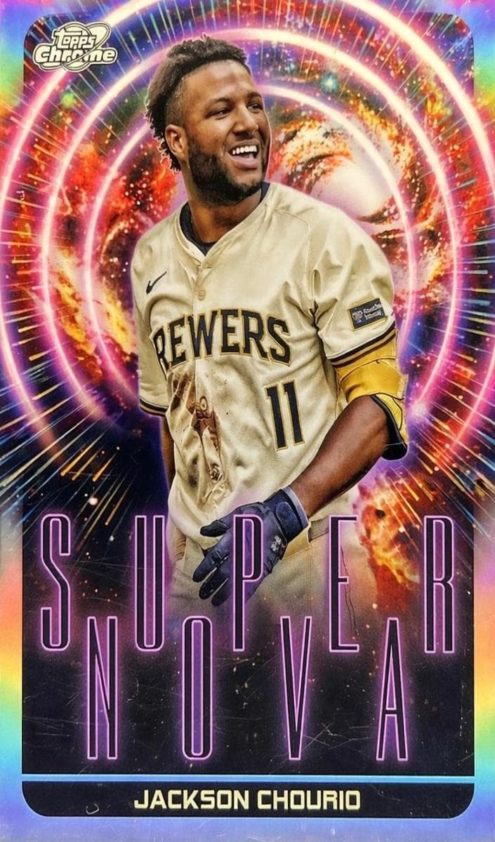 Jackson Chourio 2025 topps Topps Cosmic Chrome
