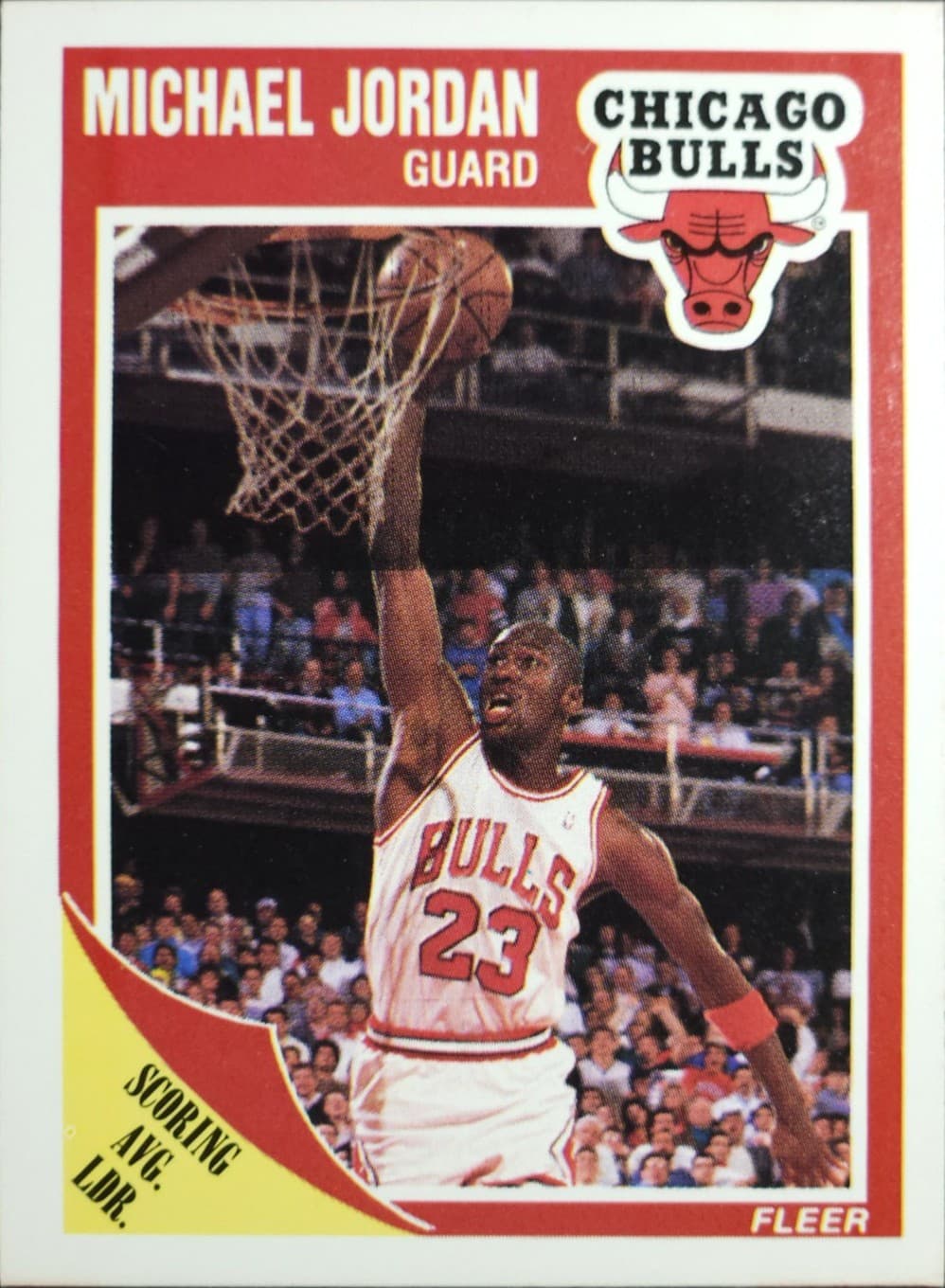 -90 MICHAEL JORDAN *C* CHICAGO 1989 Fleer